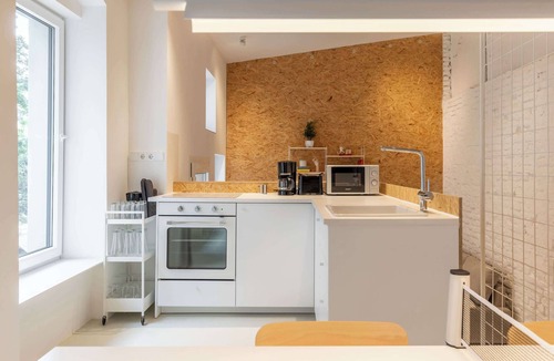 Weissensee Apartment | Scandinavian Loft Duplex (50sqm) near Antonplatz