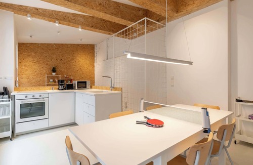 Weissensee Apartment | Scandinavian Loft Duplex (50sqm) near Antonplatz