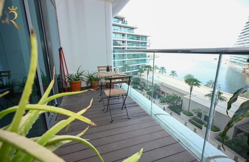 Al Raha Beach Apartment | Scenic 2BR Stay Serene Escape in Al Bandar