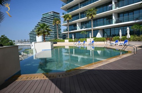 Al Raha Beach Apartment | Scenic 2BR Stay Serene Escape in Al Bandar