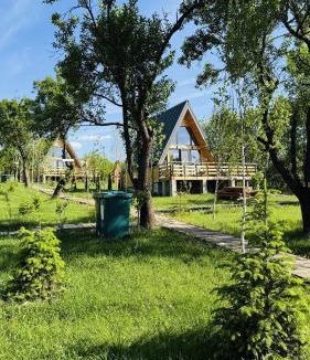 Valea Mare-Pravat House | Scenic A-Frame Cabin with Private Hot Tub & Mountain View - IezerVenture