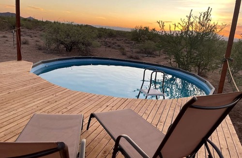 Marana Cottage | Scenic Desert Ranch Casita with Private Terraces near Saguaro National Park – Marana, Arizona