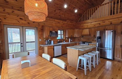 Duncansville Cabin | Scenic Mountain Family Retreat, Private Pool w/Panoramic Views, Modern Interior