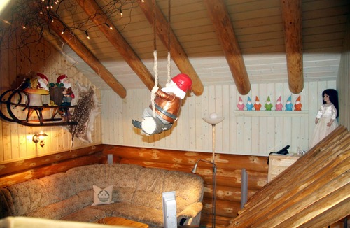 Zaulsdorf Cabin | Schneewittchenhütte- Holzblockbohlen Holiday house with fireplace and sauna in the Vogtland