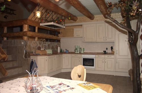Zaulsdorf Cabin | Schneewittchenhütte- Holzblockbohlen Holiday house with fireplace and sauna in the Vogtland