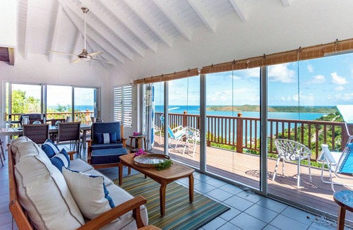 Spanish Town Villa | Sea View Villa - Vacation in Paradise in a Luxury BVI Rental Villa