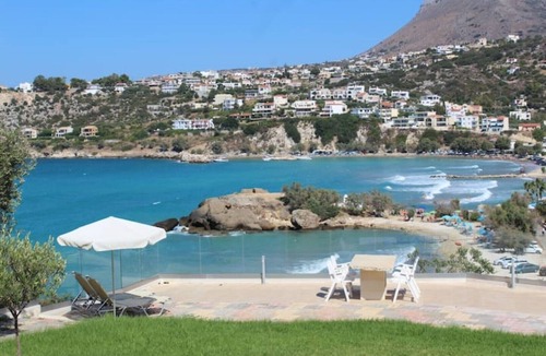 Almyrida Villa | SeaDream Beachfront Villa with sea view and jacuzzi