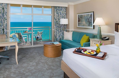 Daytona Beach Shores Hotel | Seafront King Balc | The Shores | Ocean balcony, s’mores | 2 Units