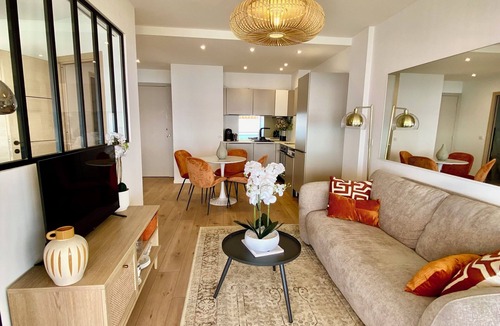 Golfe Juan Apartment | SEAFRONT PANORAMIC VIEW IN SUPER CANNES LUXURY DESIGN SWIMMING POOL TENNIS