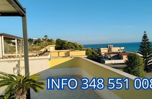 Seccagrande Apartment | Seccagrande: Terrace with sea view