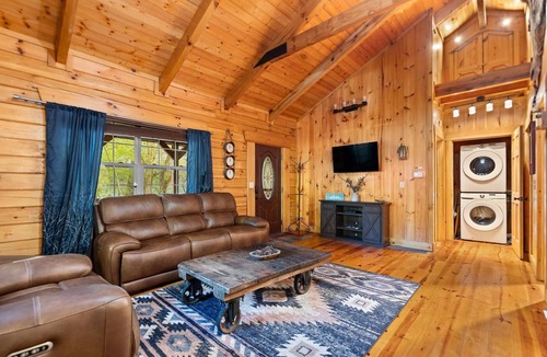 Means Ski Chalet | Secluded 2-BD cabin, tranquil mountain setting. Hot Tub Gazebo! Wood fireplace.