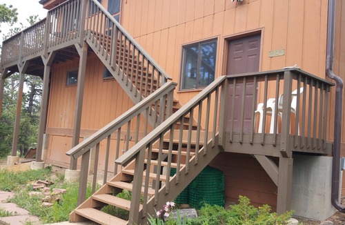 Red Feather Lakes Cabin | Secluded 2 story mountain home, trees and views. 3 BR/2 BA