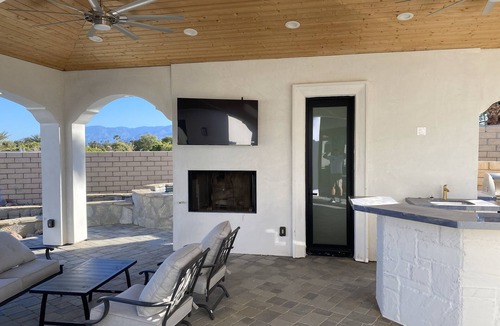 Bermuda Dunes House | Secluded 8BR-10BA Gated Estate: Island River Pool, PoolHouse, & Golf, LG Jacuzzi