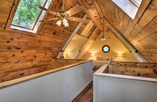 Crawford County Cabin | Secluded A-Frame Hideaway w/Wraparound Deck!