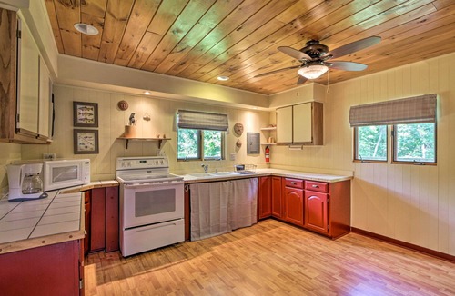 Crawford County Cabin | Secluded A-Frame Hideaway w/Wraparound Deck!