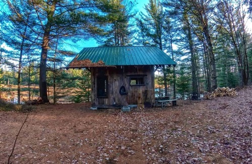Glenfield Cabin | Secluded and Off-Grid, Pet Friendly Cabin on Private Pond in Glenfield, New York