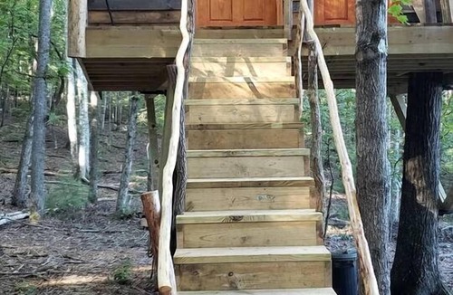 Grandview Cabin | Secluded Forest Cabin with Clear Roof for Stargazing near Watts Bar Lake – Grandview, TN