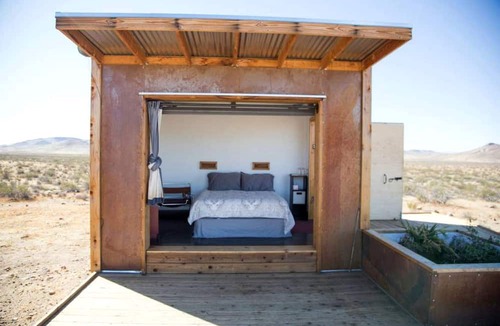 Cantil Cabin | Secluded Glamping Eco-Pod Rental in the Mojave Desert near Ridgecrest, California