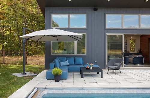 High Falls House | Secluded Hudson Valley Retreat Near New Paltz With Heated Pool, Hot Tub, Meadow Views & Three Renovated Buildings for Luxury Monthly Stays
