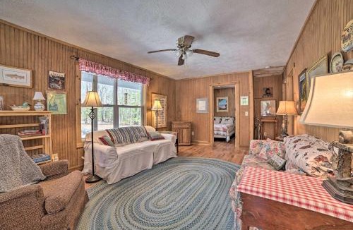 Indian River House | Secluded Indian River Retreat with Fire Pit!