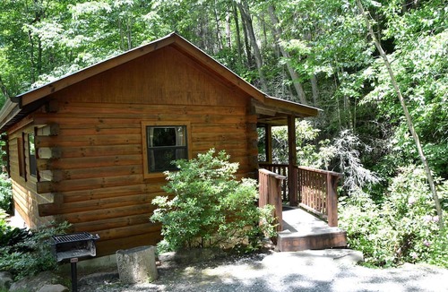 Cherokee Cabin | Secluded Log Cabin for a Romantic Getaway near Maggie Valley, North Carolina