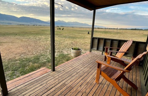 McAllister House | Secluded Modern Vacation Home with Madison Range Views near Ennis Lake, McAllister Montana