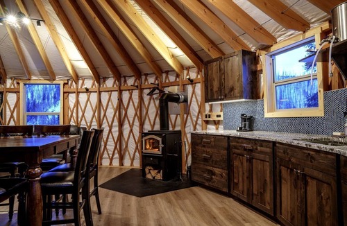 Boise County Cabin | Secluded Modern Yurt with Sauna Perfect for Small Groups in Boise, Idaho