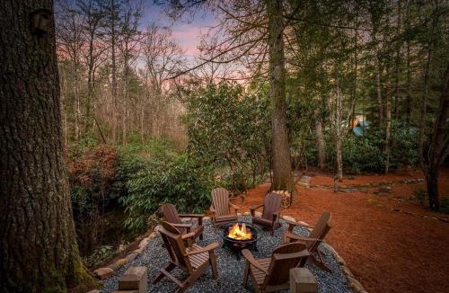 Cashiers House | Secluded Riverfront Cabin with Hot Tub, Sauna & Private Trails near Cashiers, North Carolina