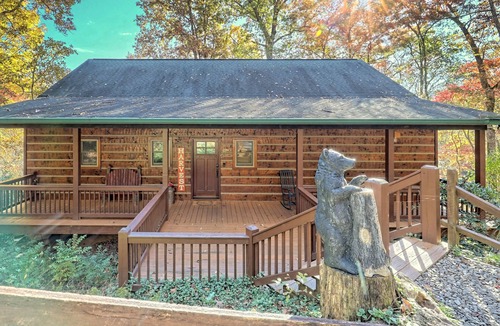 Young Harris Cabin | Secluded waterfront cabin, trout fishing, hot tub, pet friendly, game room