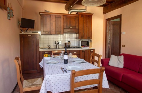 Gambassi Terme Apartment | Second floor apartment approx 50 sqm 1 bedroom 1 bathroom with shower 4 beds