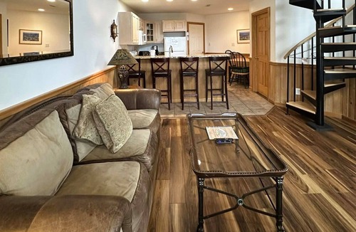 Ocracoke Villa | Second-floor two-bedroom villa with screened porch.