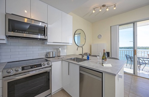 St. Petersburg Condo | See dolphins from the balcony! Hot tub and pool. Renovated & fully equipped.#410