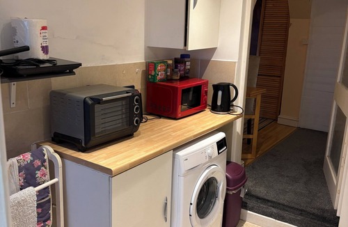Sketty Apartment | Self contained ground floor Garden Flat with parking and view of lighthouse