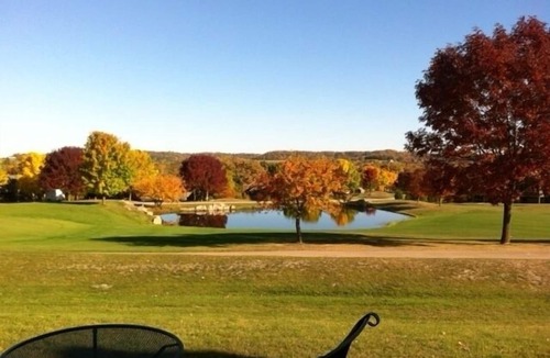 The Galena Territory House | Sensational golf views from the patio!