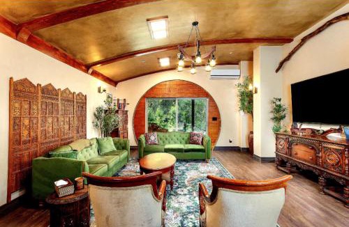 Three Rivers House | Sequoia Haven Hole - Whimsical, Fairy Tale Earth-Berm Riverfront