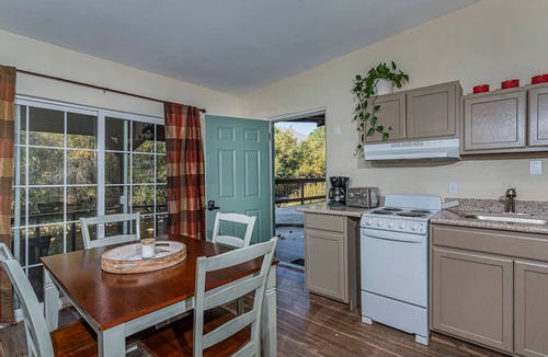 Three Rivers House | Sequoia Riverfront House with Private Beach!