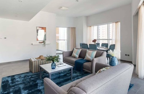 Jumeirah Beach Residence Apartment | Serene 2BR Apartment with Marina and City Views!