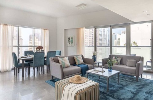 Jumeirah Beach Residence Apartment | Serene 2BR Apartment with Marina and City Views!