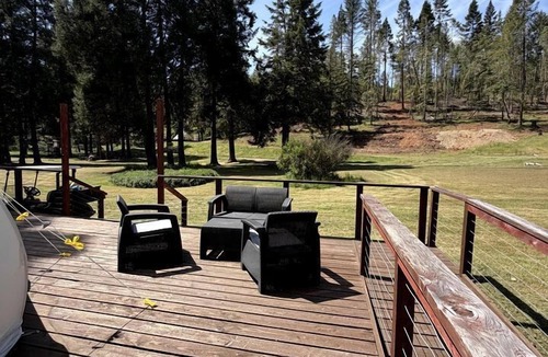 Leland RV Rental | Serene Bell Tent with Forest Retreat Amenities Near Wolf Creek, Oregon