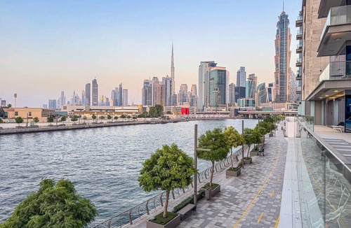 Al Safa Apartment | Serene Canal Escape | Spacious 3BR + Maid Apt