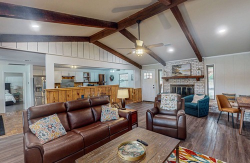 Wilmer Cabin | Serene Farm House with Expansive Land and Peaceful Pond Views