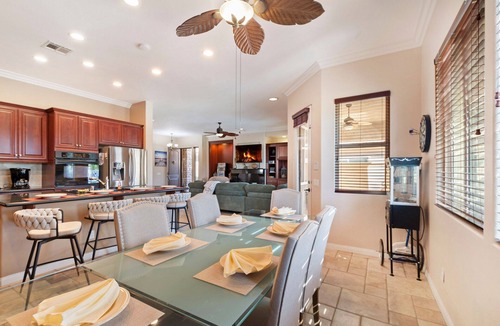 Indio House | Serene Golf Course Retreat w/Pool & Spa+ Game Room, Luxury Golf Course Retreat with Private Pool & S.