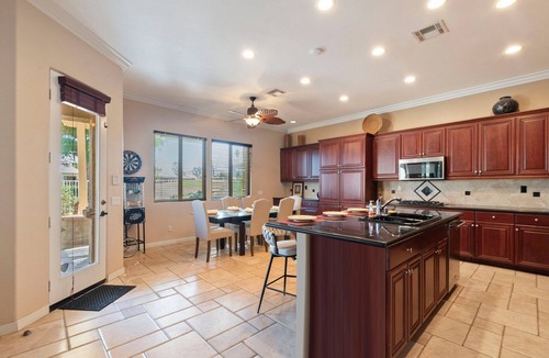 Indio House | Serene Golf Course Retreat w/Pool & Spa+ Game Room, Luxury Golf Course Retreat with Private Pool & S.