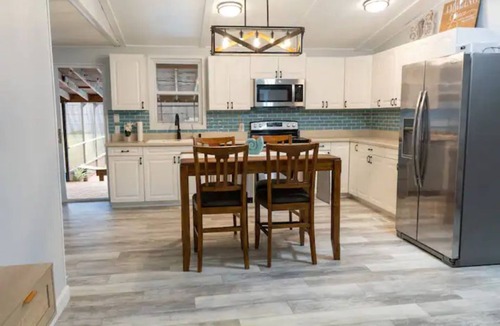 Freeport House | Serene Home with PRIVATE Pool - Near Beaches - Dog Friendly - Firepit&Large Yard