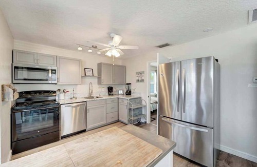 Ilexhurst Apartment | Serene oceanfront suite with Gulf view, grill, patio, central AC, & W/D