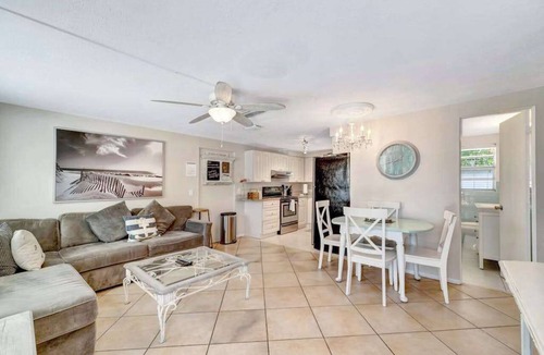 Ilexhurst Apartment | Serene oceanfront suite with Gulf view, grill, patio, central AC, & W/D