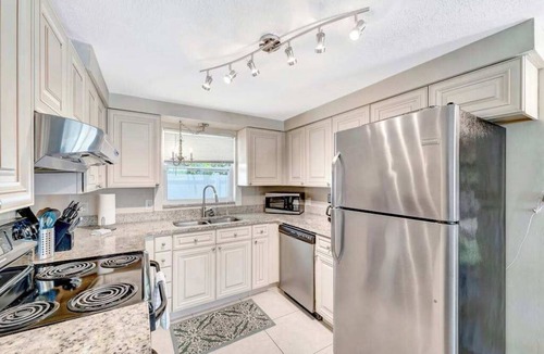 Ilexhurst Apartment | Serene oceanfront suite with Gulf view, grill, patio, central AC, & W/D