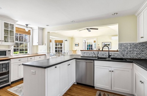 Saunderstown House | Serene&peaceful oceanfront escape-private dock, small private beach-a true charming NE luxury
