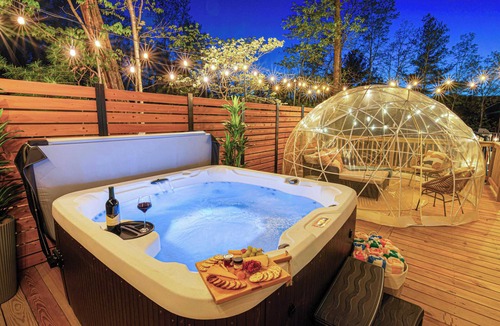 Basye House | Serene Views, Hot Tub, Sauna, Movie Theater, & Game Room