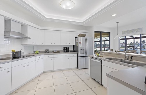 Marco Island House | Serene Waterfront Home | Pool, Spa, & Water View